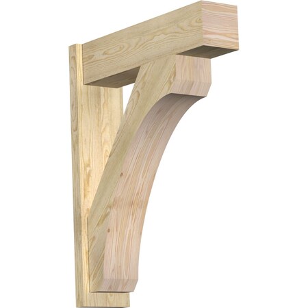 Ekena Millwork Legacy Block Rough Sawn Outlooker, Douglas Fir, 8"W x 30"D x 38"H OUT08X30X38LEC05RDF